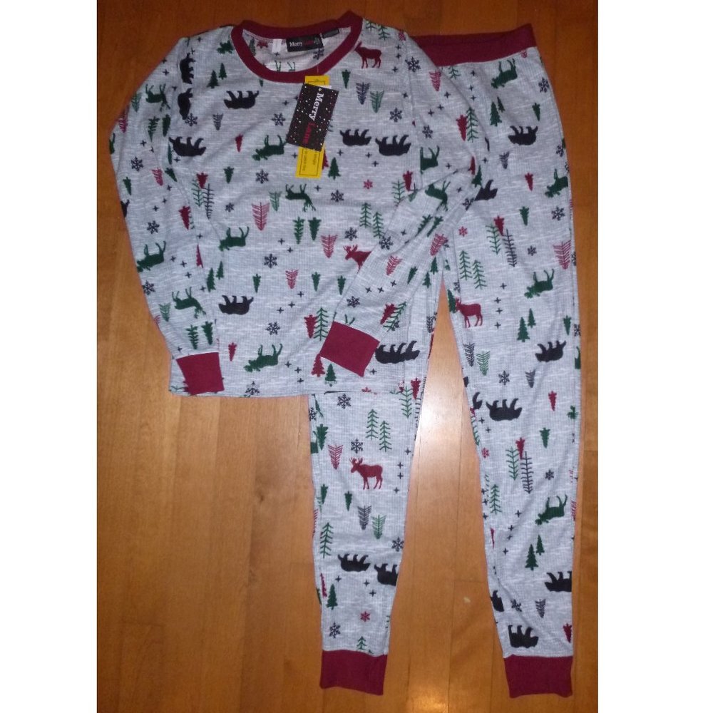 Boys Toddler Merry Lane WINTER Animals Pajamas Size 2T 3T S M L XL NWT Christmas